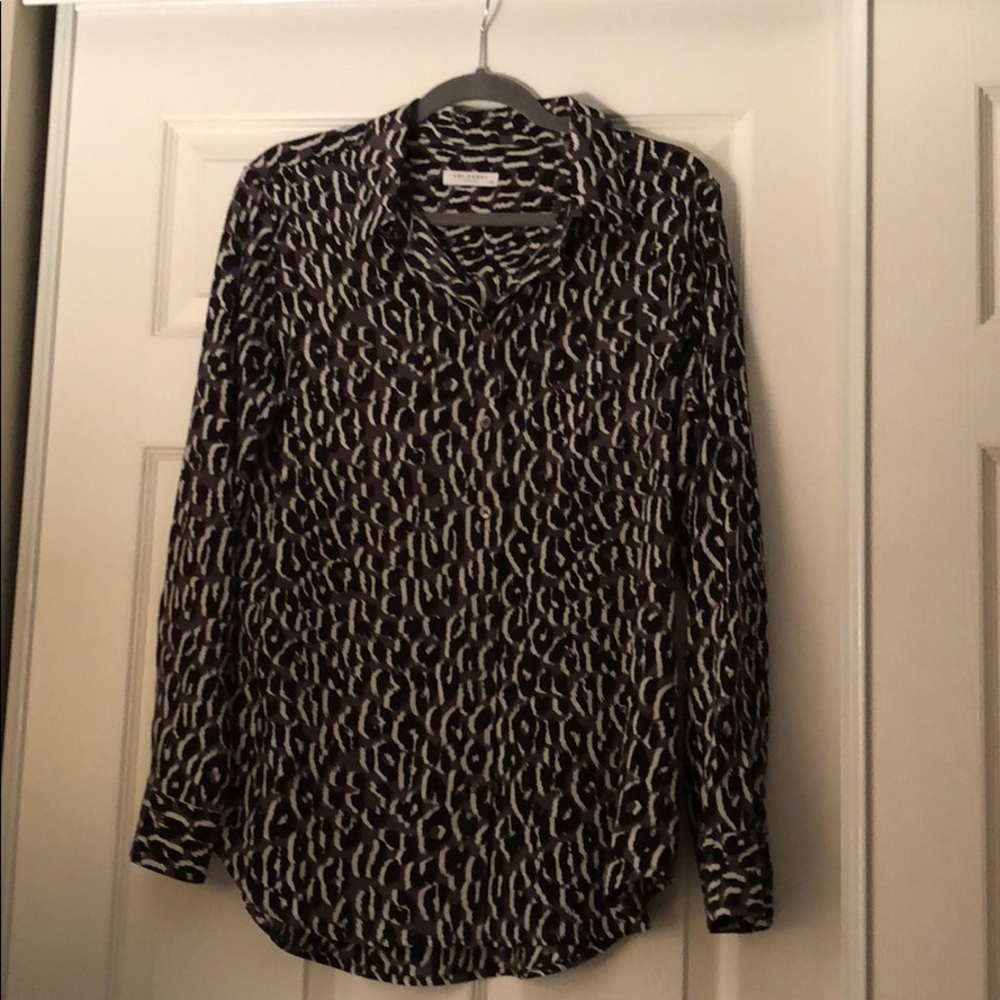 Equipment Slim Signature Blouse